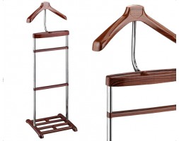 Valet Stand, Bright Wood